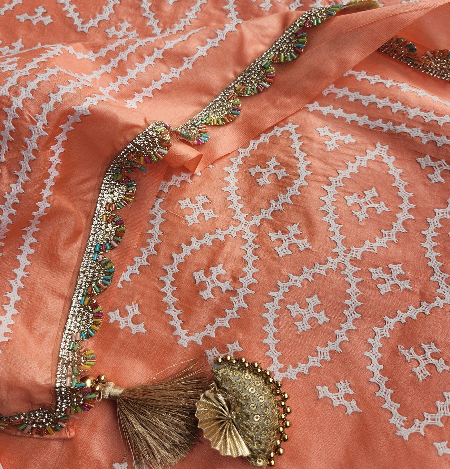 KUTCHWORK SILK SAREE