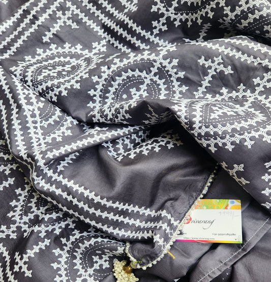 KUTCHWORK SILK SAREE