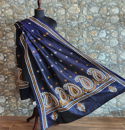 KUTCHWORK SILK DUPATTA