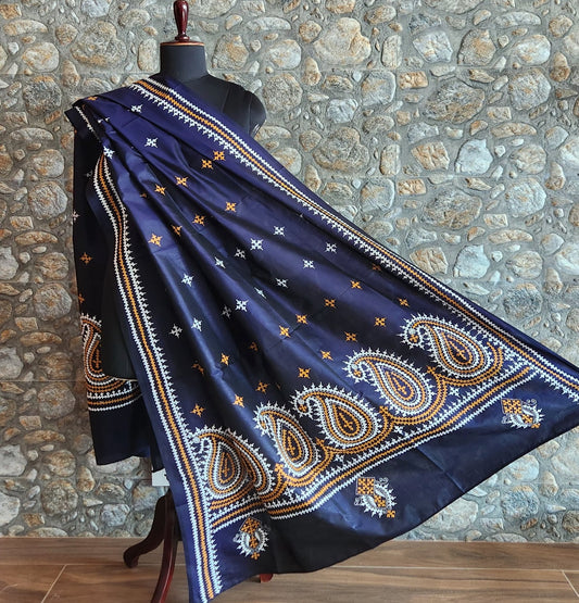 KUTCHWORK SILK DUPATTA