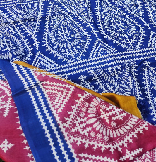 DESIGNER KUTCHWORK SILK SAREE