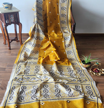 DESIGNER KUTCHWORK SILK SAREE
