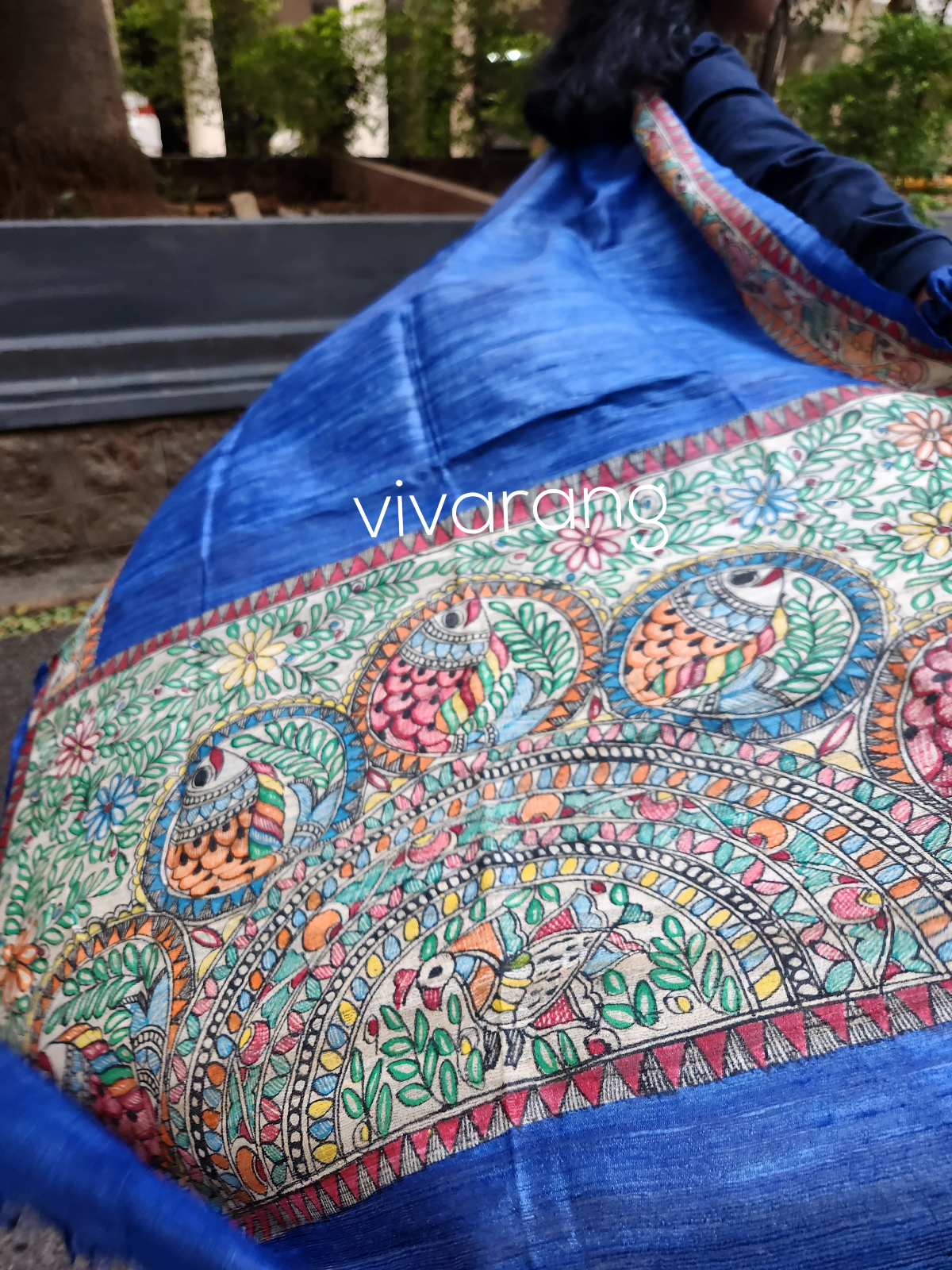 MADHUBANI DUPATTA - MATSYA