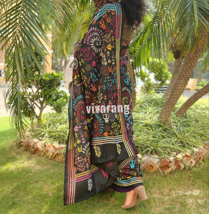 WARLI KANTHA SAREE