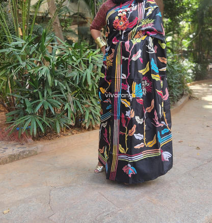 DANDELION KANTHA SAREE