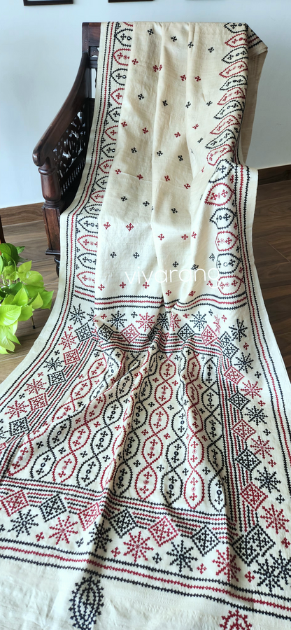 DESIGNER KUTCHWORK SILK SAREE