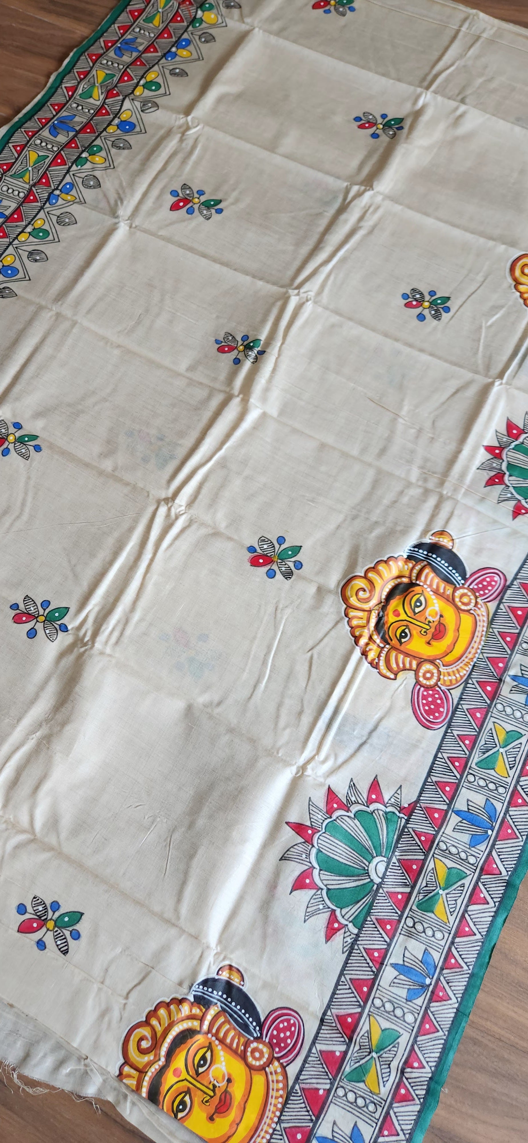 Durgaji saree Pattachitra saree silk saree Pujo shopping