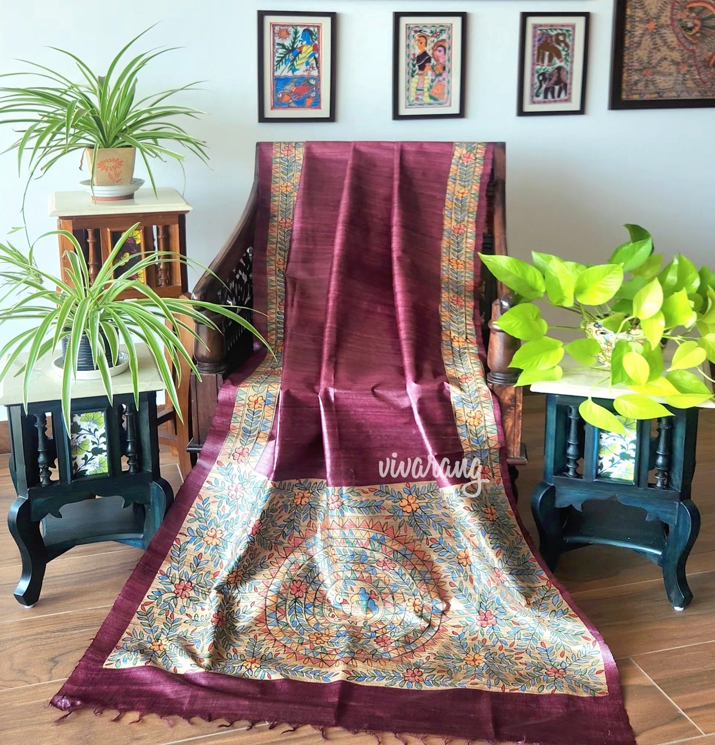 Madhubani dupatta designer dupatta Indian gifts
