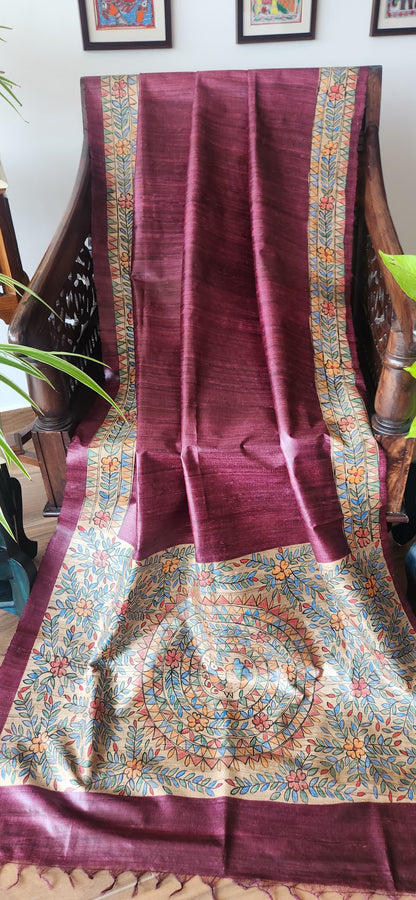 Madhubani dupatta designer dupatta Indian gifts