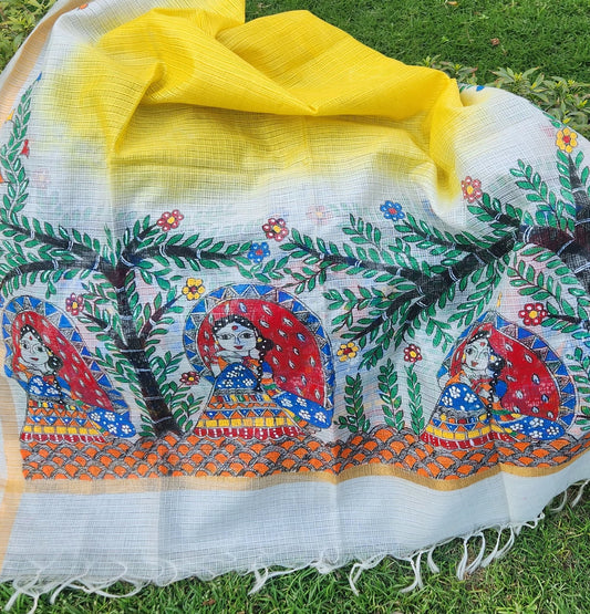 MADHUBANI DUPATTA - Sakhi