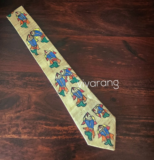 corporate gifting Madhubani tie Anniversary gift for husband nenckties wedding gift