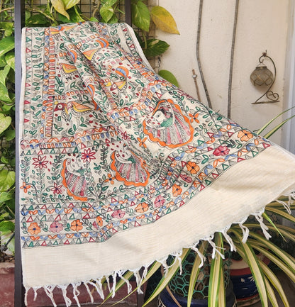 MADHUBANI DUPATTA - SAAWAN