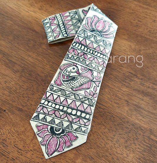 MADHUBANI HANDPAINTED TIE