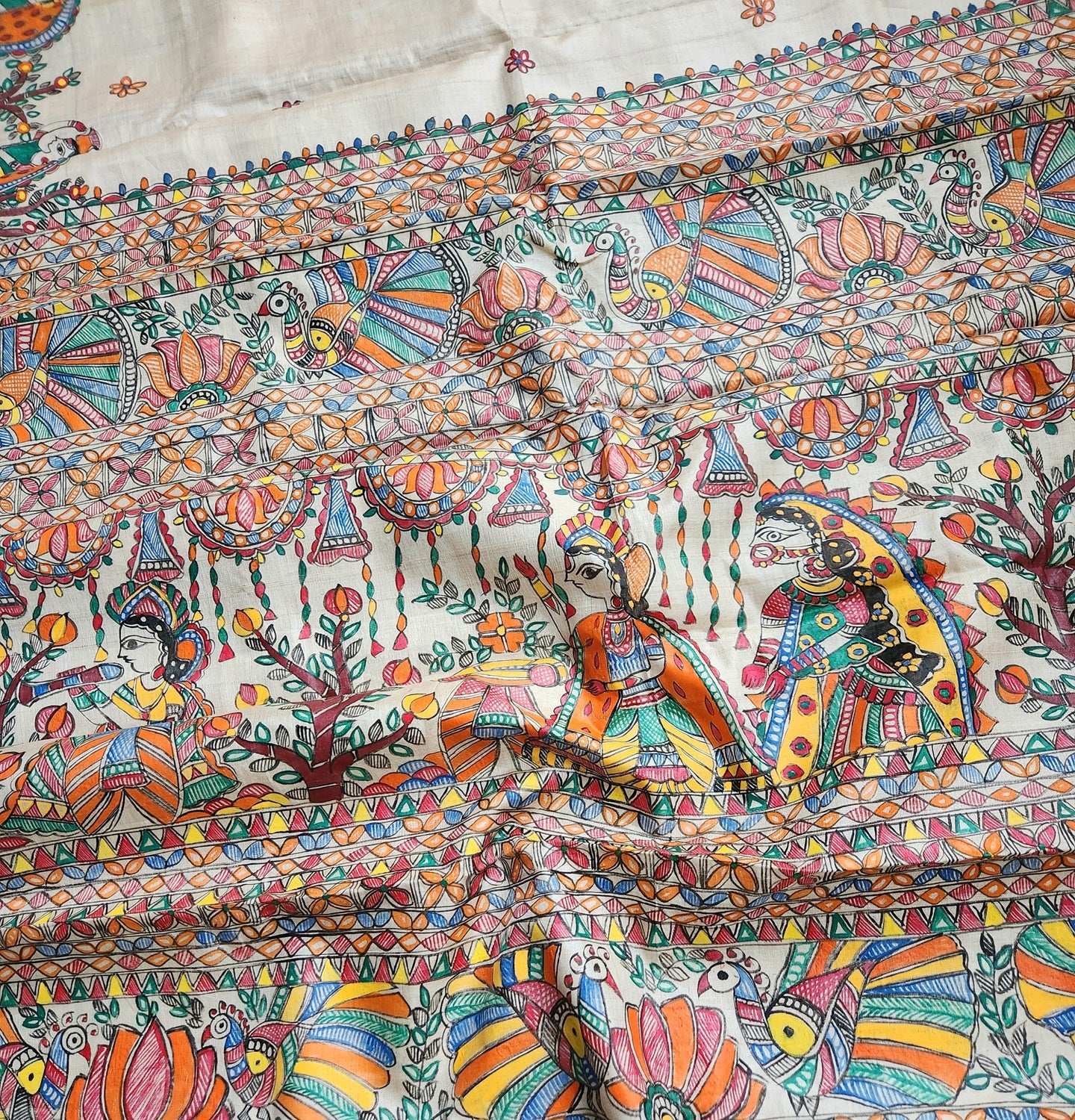 madhubani saree weddingshopping weddingsaree indianwedding weddingideas madhubanisaree