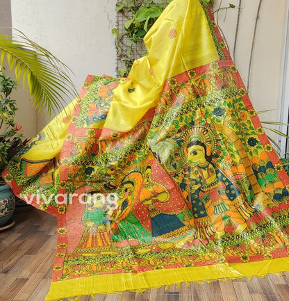 MADHUBANI SAREE - HOLI