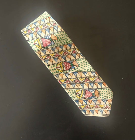 MADHUBANI HANDPAINTED TIE