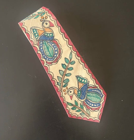 MADHUBANI HANDPAINTED TIE
