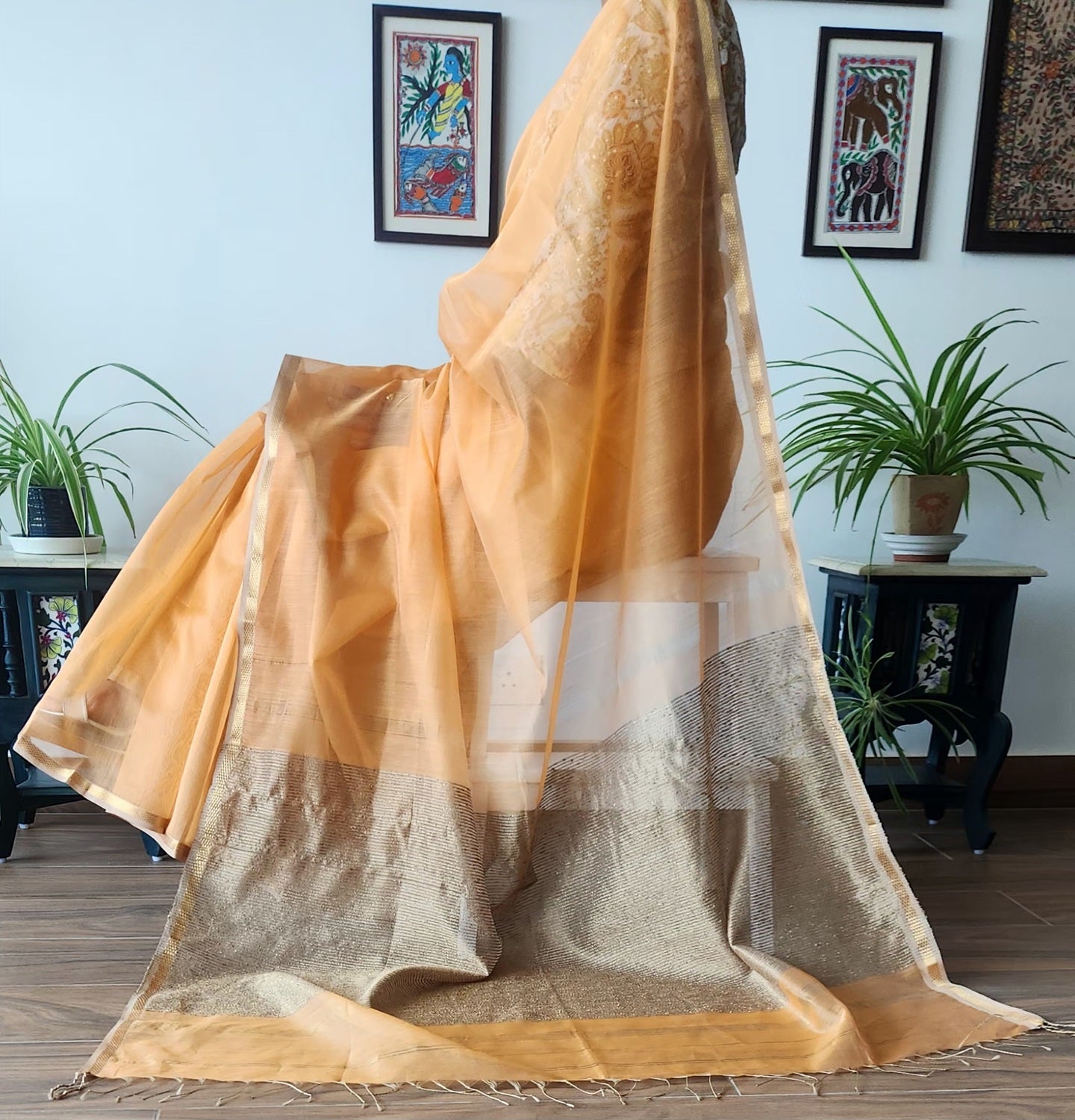 Maheshwari Handloom Saree