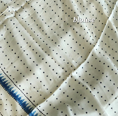 Anniversary gift Birthday gift saree 50th birthday Ajrakh saree
