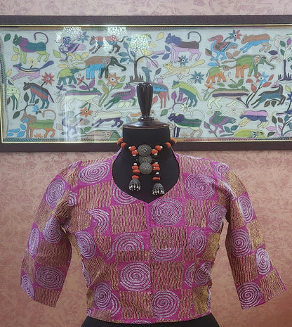KANTHA FABRIC BLOUSE