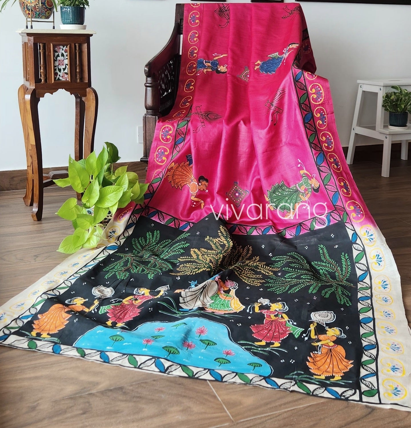 Pattachitra saree silk saree wedding saree saree for gifting