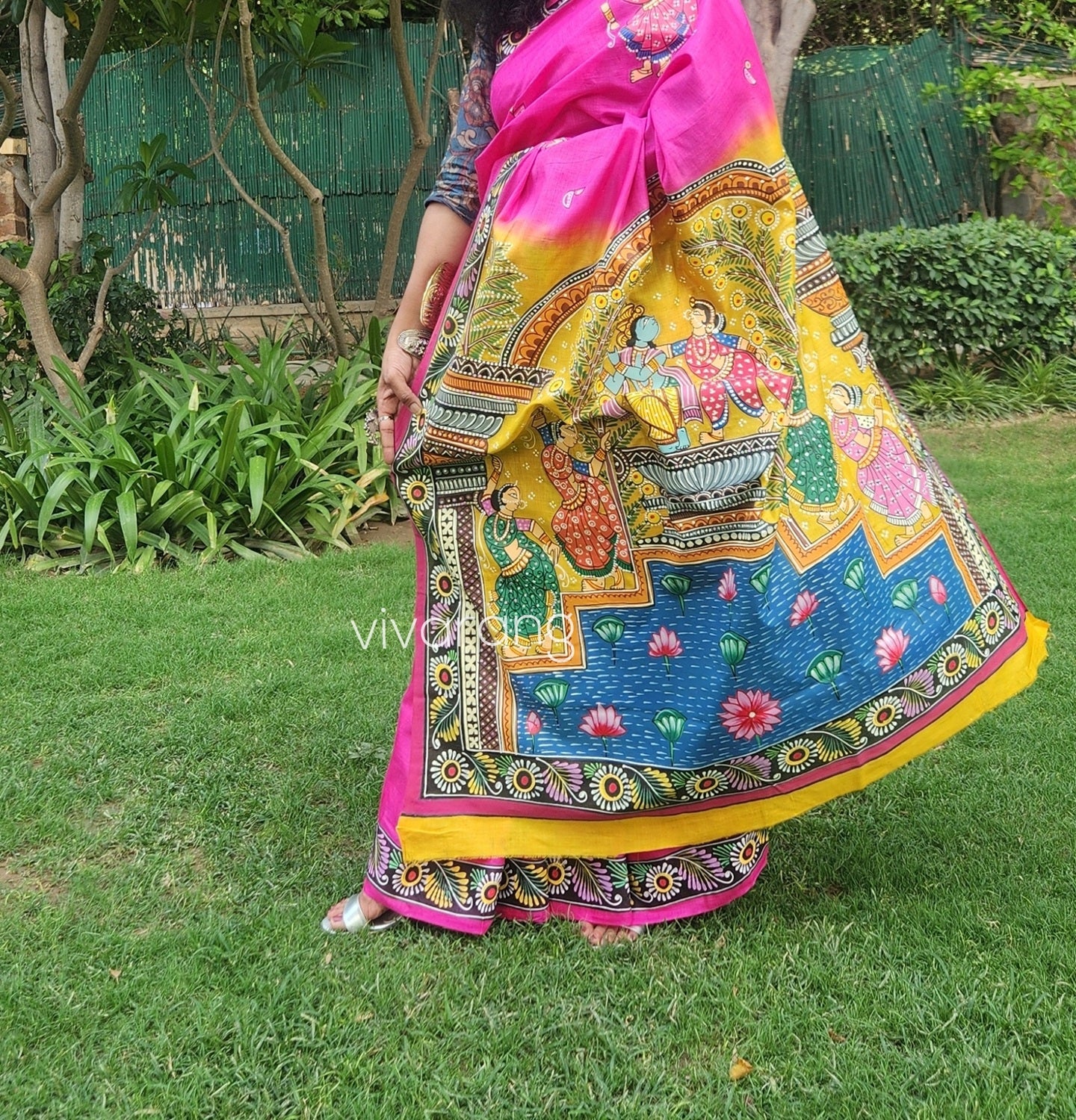 PATTACHITRA HANDPAINTED SAREE