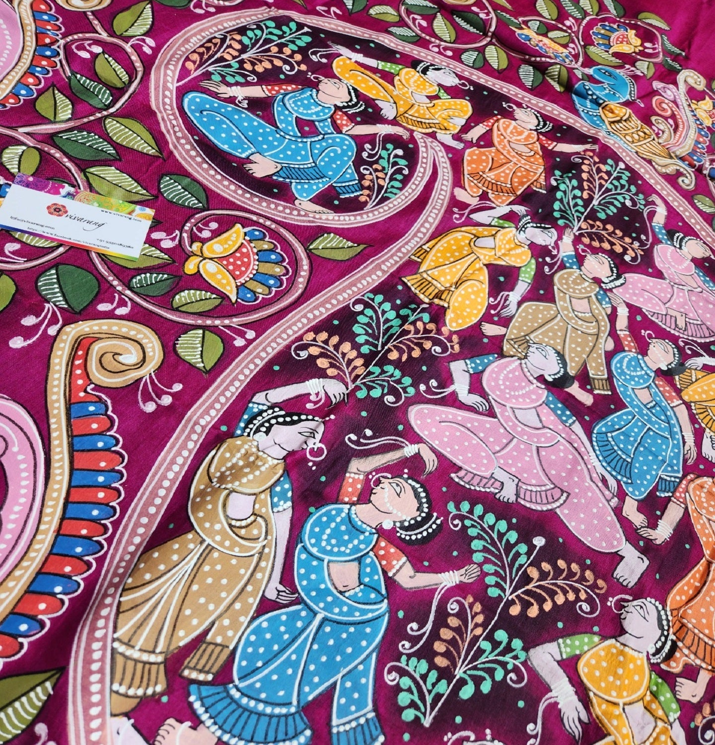 PATTACHITRA HANDPAINTED SAREE