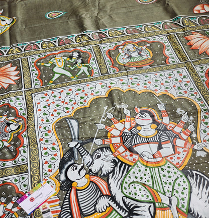 PATTACHITRA HANDPAINTED SAREE