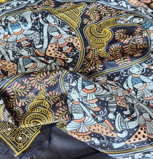 PATTACHITRA HANDPAINTED SAREE