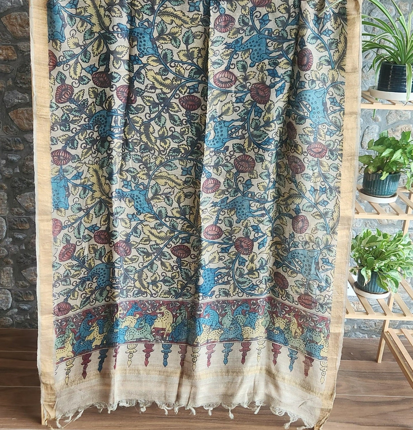 KALAMKARI SILK DUPATTA