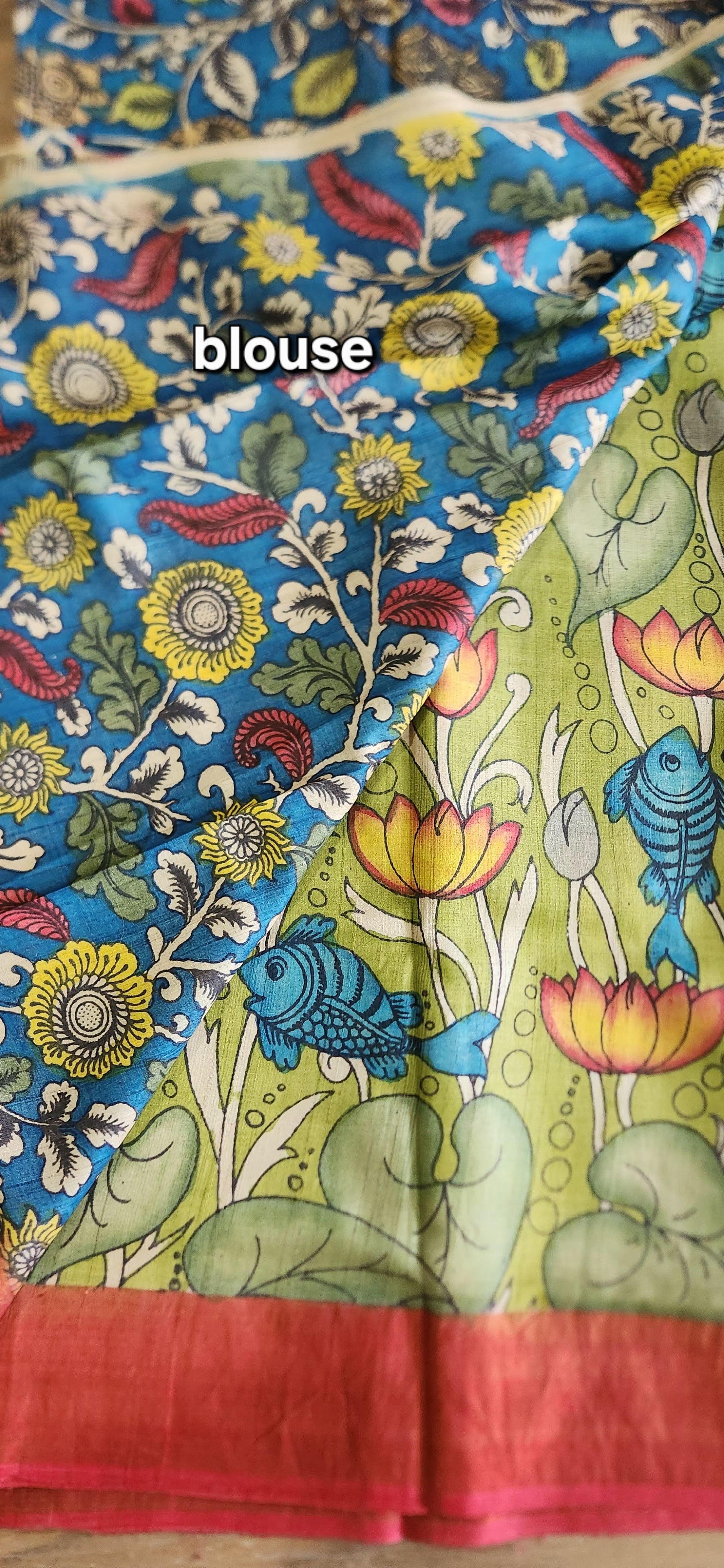 Pen kalamkari saree green saree saree for Mehndi function silk saree pattu saree designer saree Indian gifts