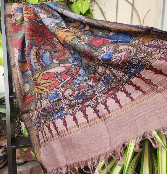 KALAMKARI SILK DUPATTA