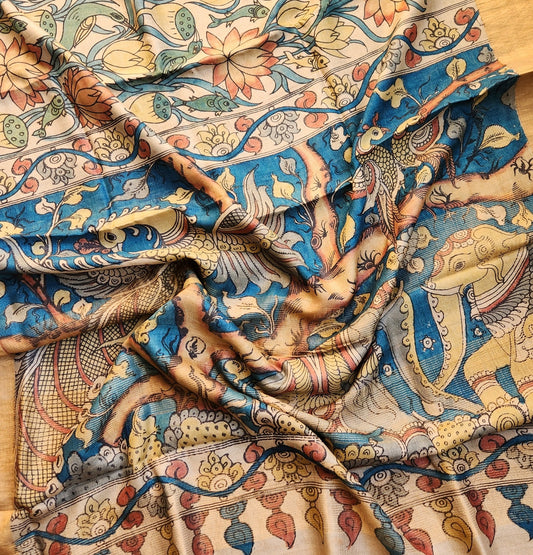 KALAMKARI SILK SAREE - Prakarti