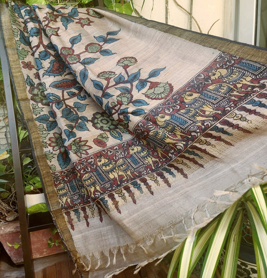 KALAMKARI SILK DUPATTA