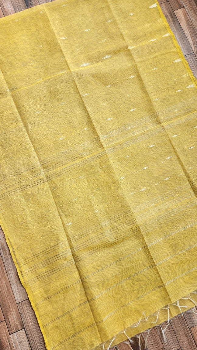 jamdani dupatta yellow dupatta cotton dupatta