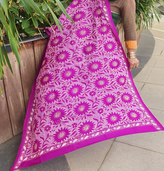 PURPLE PROSE KANTHA DUPATTA