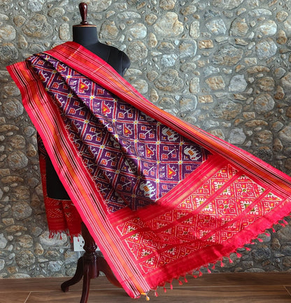 Purple dupatta silk dupatta patola dupatta wedding dupatta Indian gifts