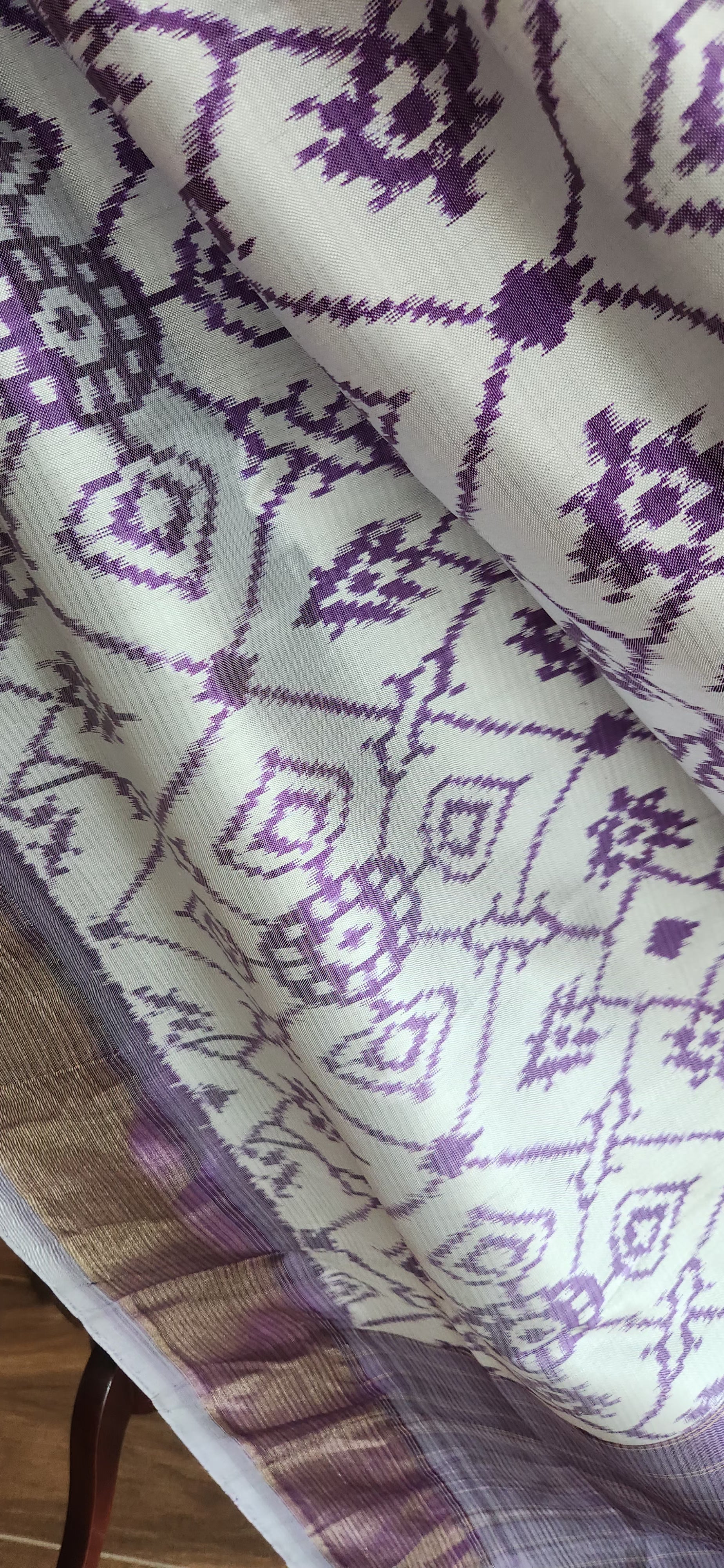 Purple dupatta silk dupatta patola dupatta wedding dupatta Indian  gifts designer dupatta Ikat dupatta