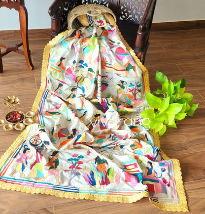 DESIGNER RAMAYANA KANTHA DUPATTA