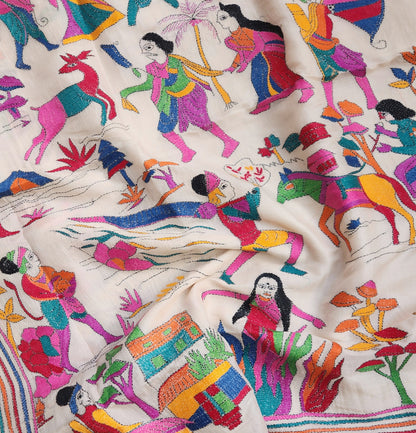 ramayana saree kantha saree Indian gifts 