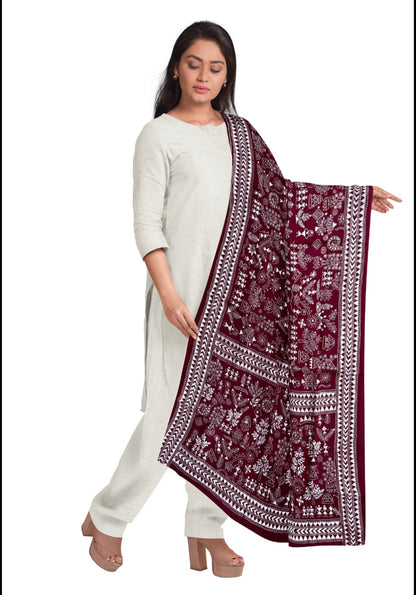 KANTHA COTTON DUPATTA