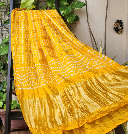 BANDHANI SILK DUPATTA