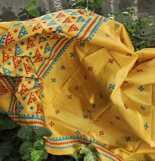 KUTCHWORK SILK DUPATTA