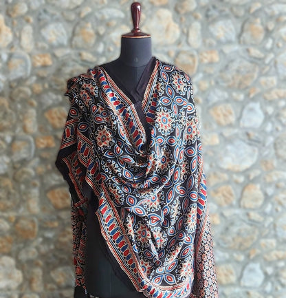 ajrakh dupatta blue dupatta dupatta for office red dupatta gifts for her