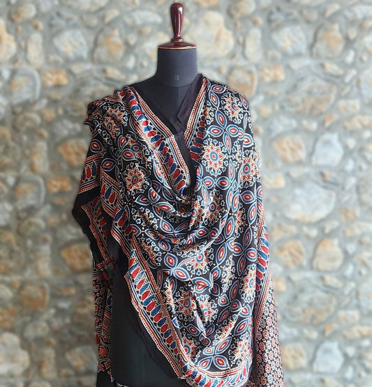 ajrakh dupatta blue dupatta dupatta for office red dupatta gifts for her