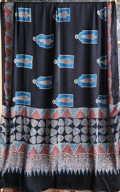 ajrakh dupatta silk dupatta Indian gifts dupattas for office