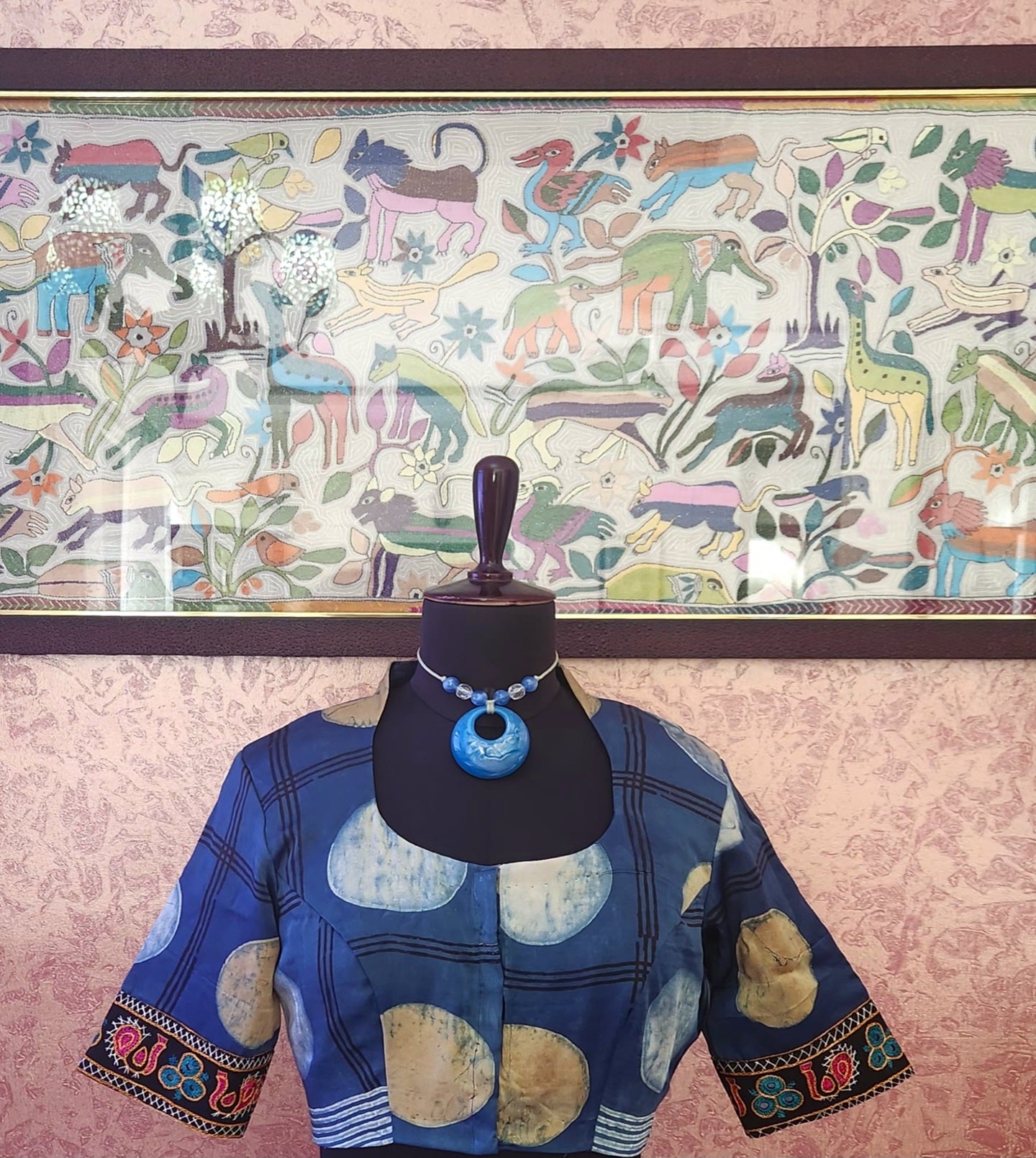 AJRAKH FABRIC BLOUSE