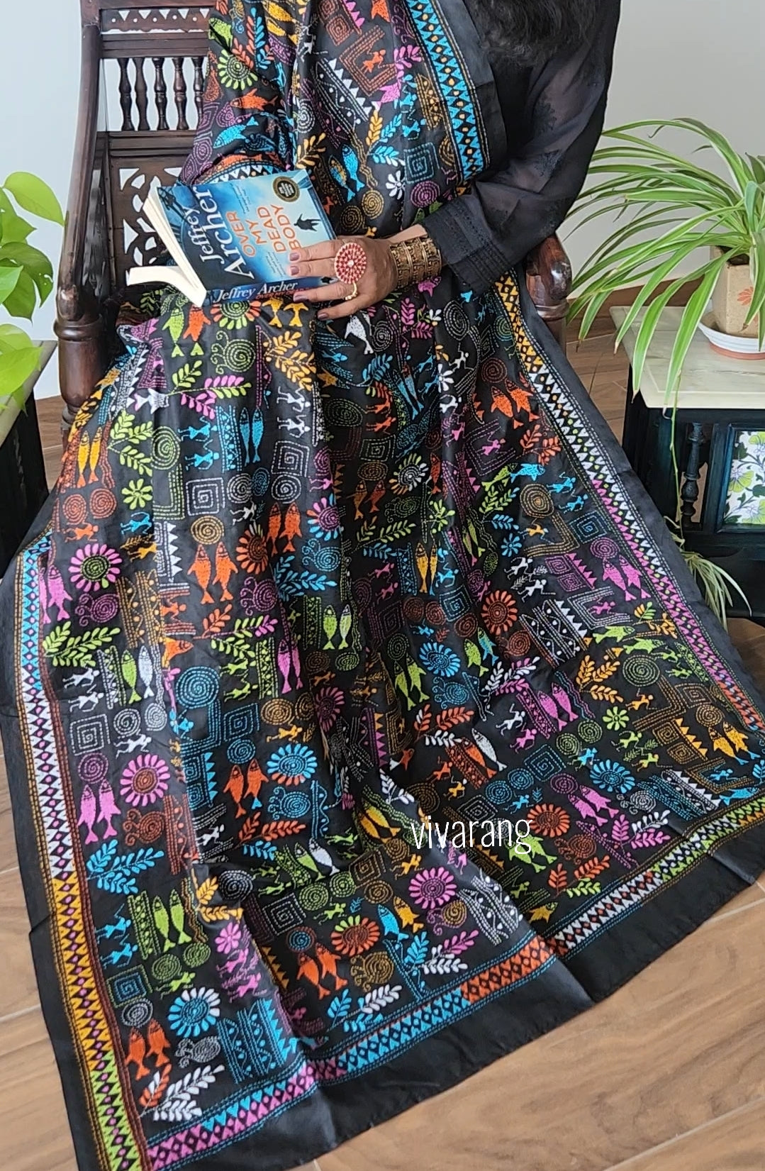WARLI KANTHA DUPATTA