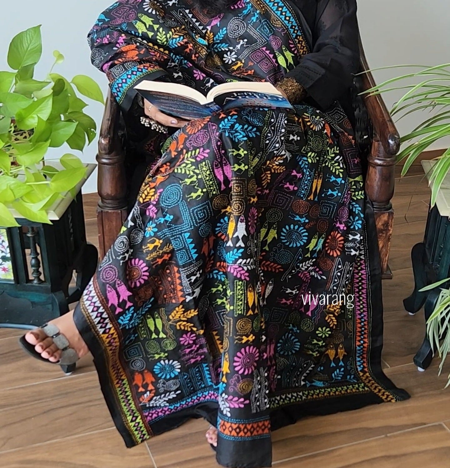 WARLI KANTHA DUPATTA
