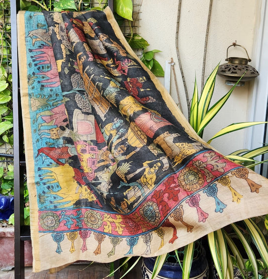 KALAMKARI SILK DUPATTA